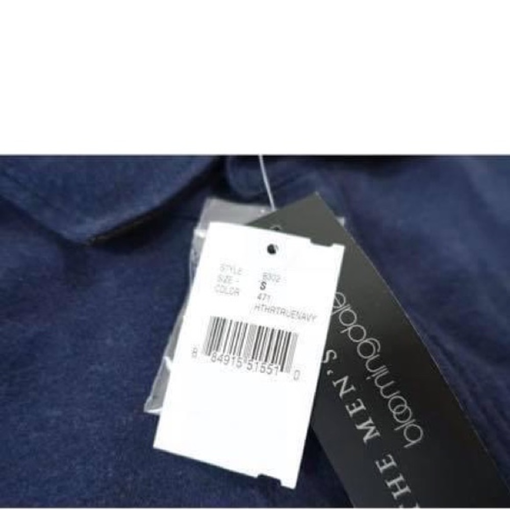 BLOOMINGDALES Blue Polo Sweater - Picture 6 of 11